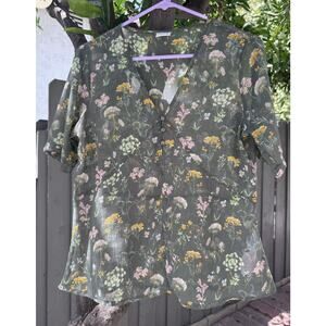 Jaqueline de YONG Floral Women’s Blouse Size S